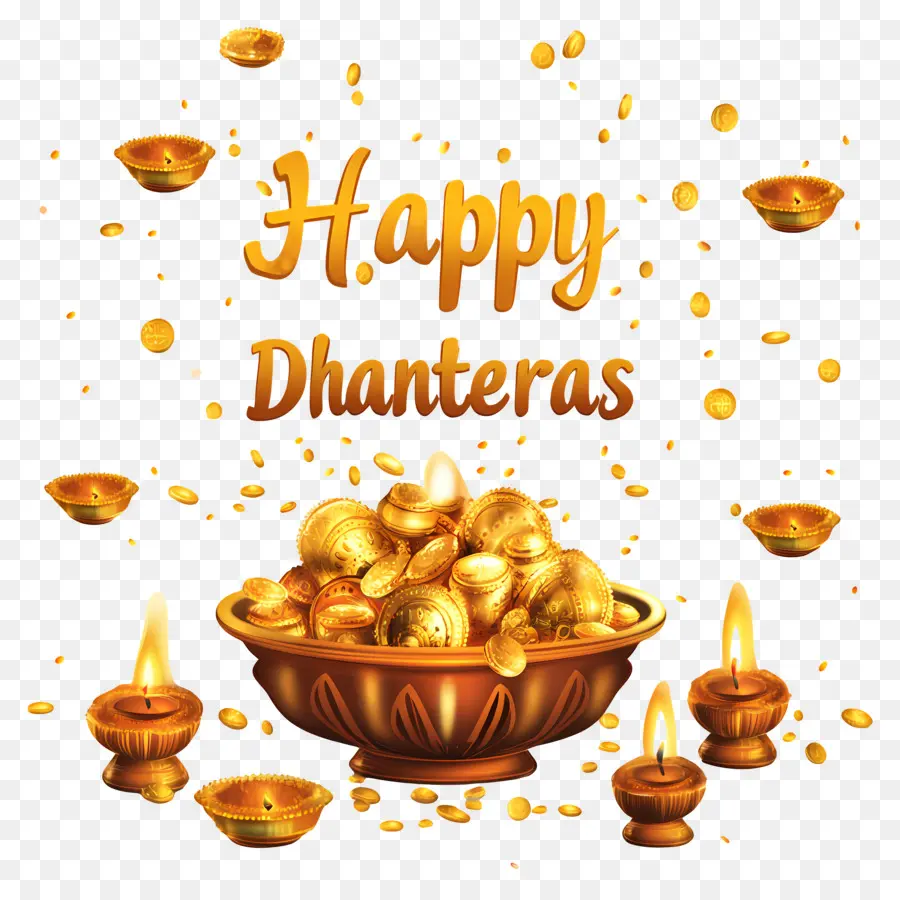 Joyeux Dhanteras，Célébration Des Dhanteras PNG