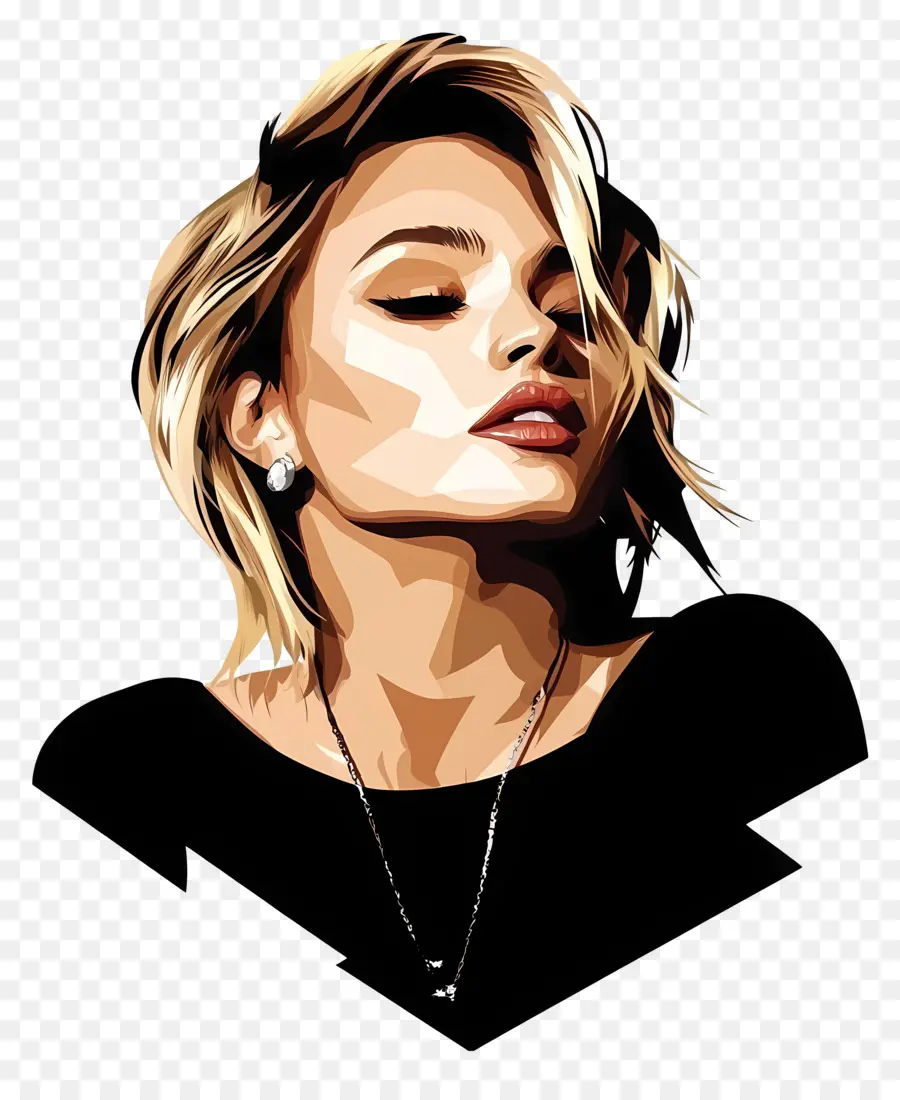 Miley Cyrus，Portrait Stylisé PNG