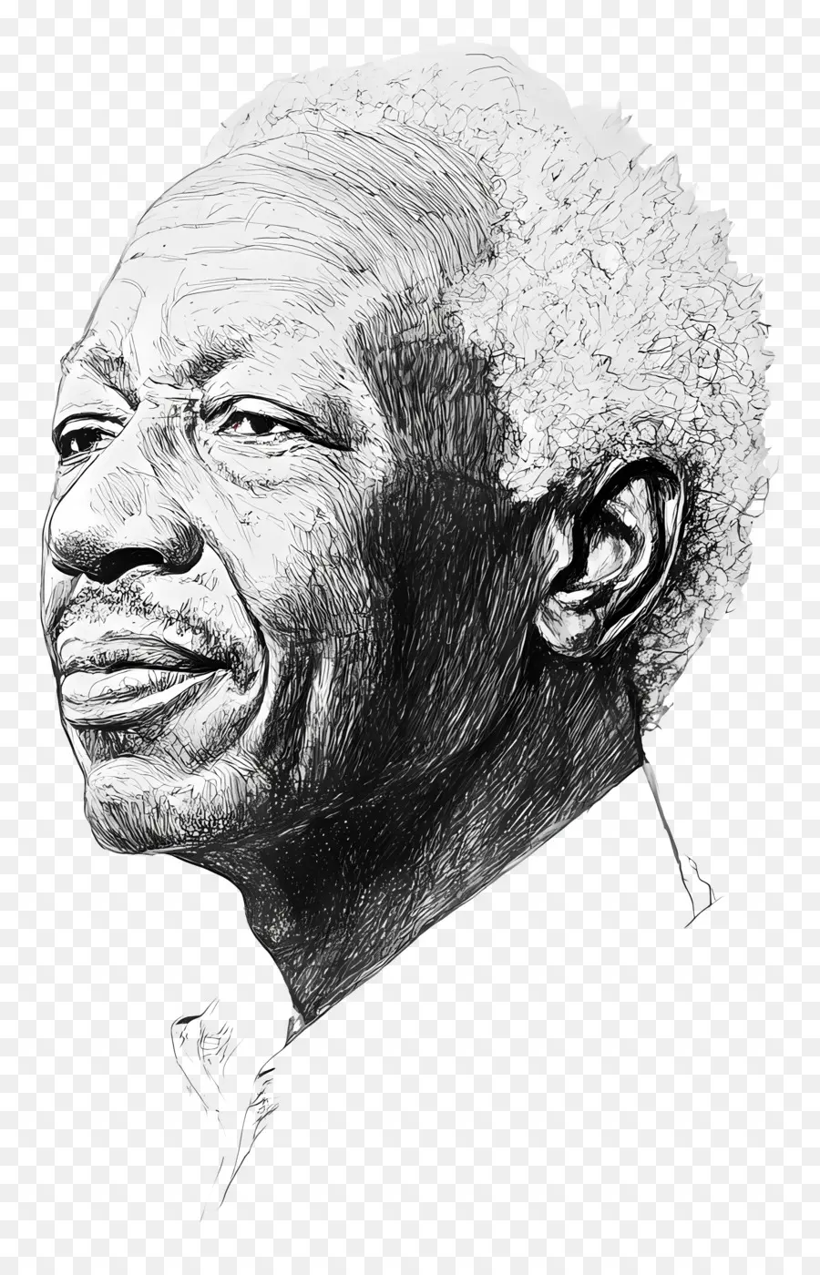 Julius Nyerere，Portrait D'un Homme âgé PNG