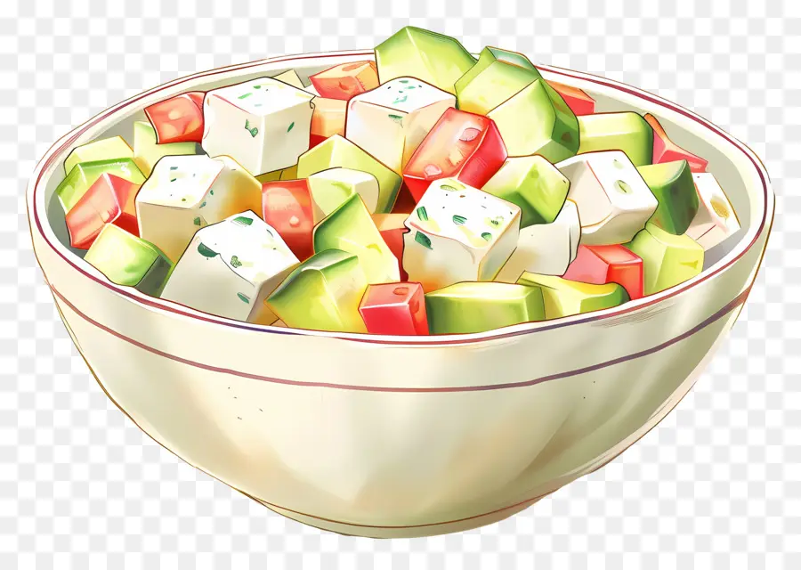 Salade Waldorf，Salade Colorée PNG