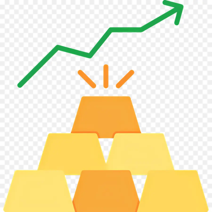 Bourse，Lingots D'or PNG