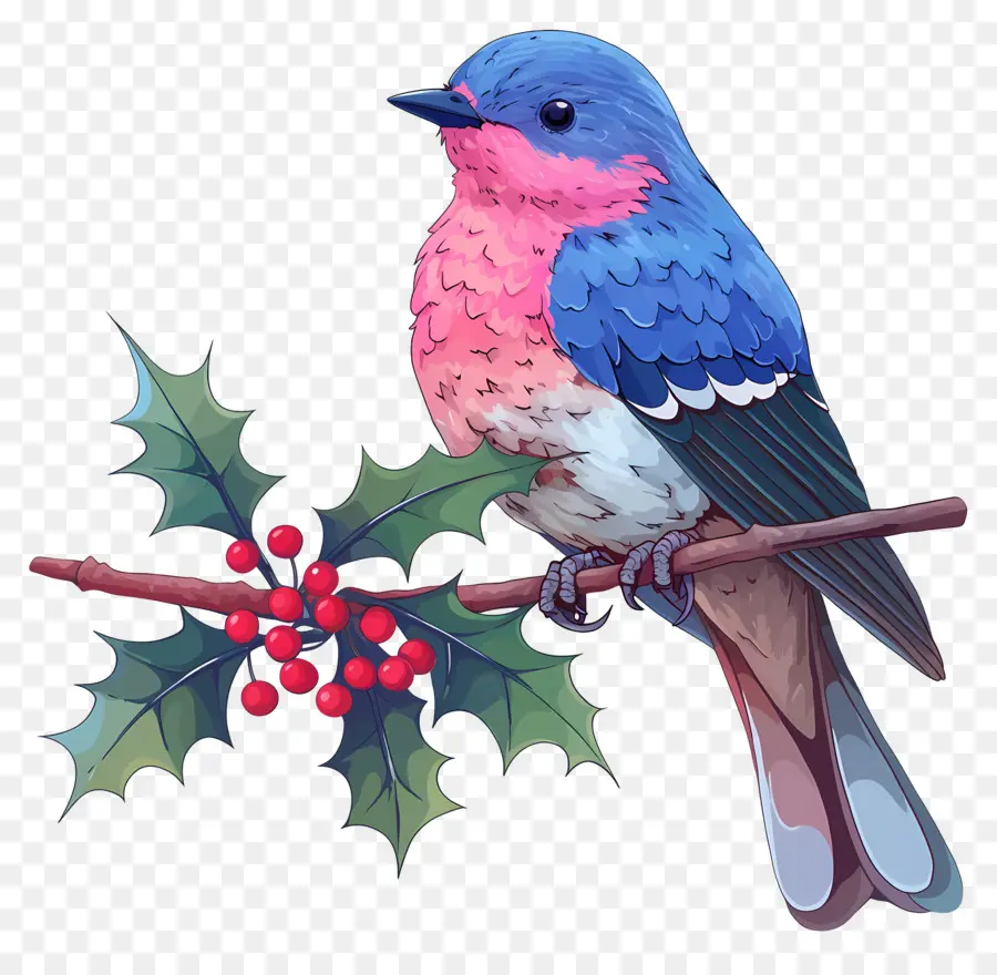 Oiseau D'hiver，Oiseau Bleu PNG