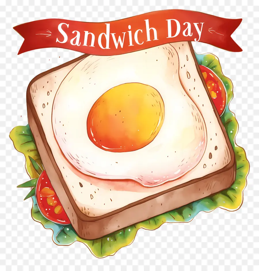 Journée Nationale Du Sandwich，Sandwich Aux Oeufs PNG