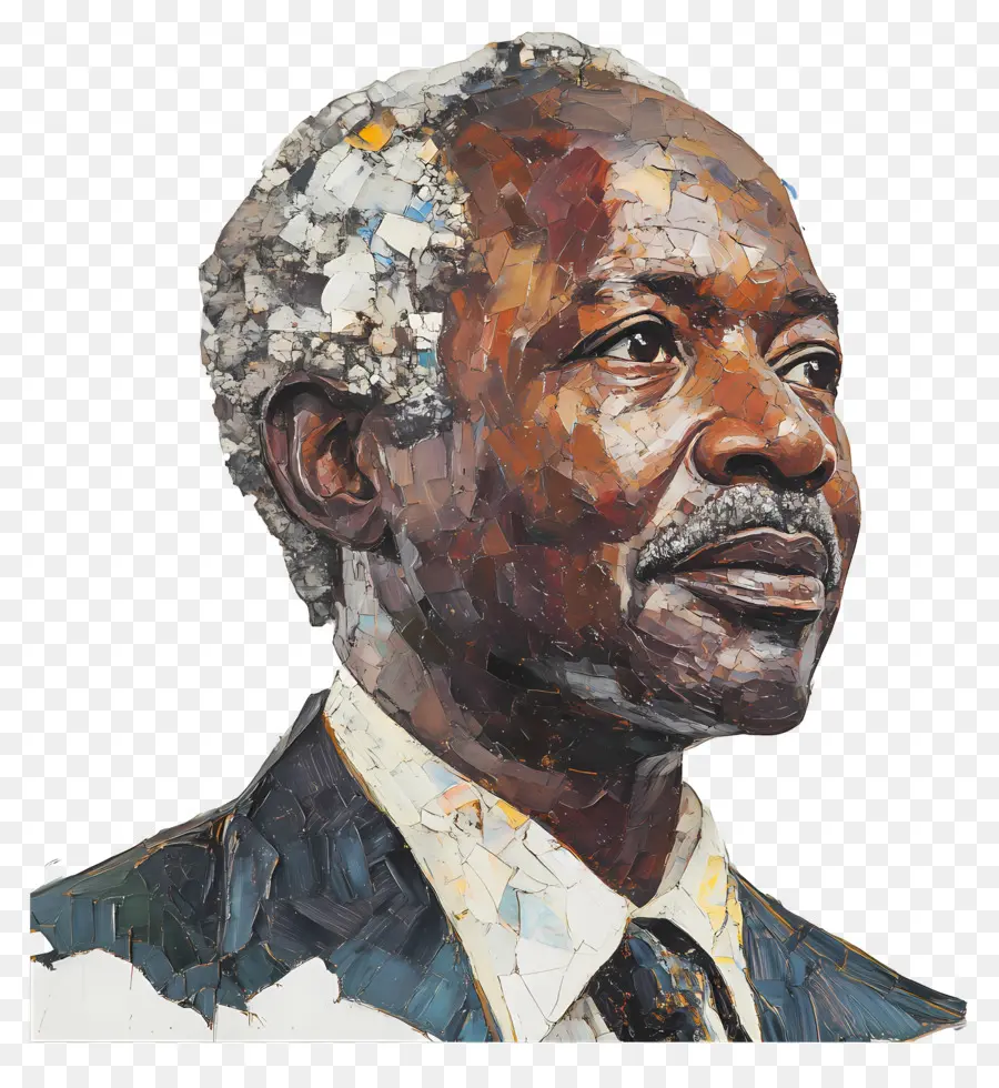 Julius Nyerere，Peinture De Portraits PNG