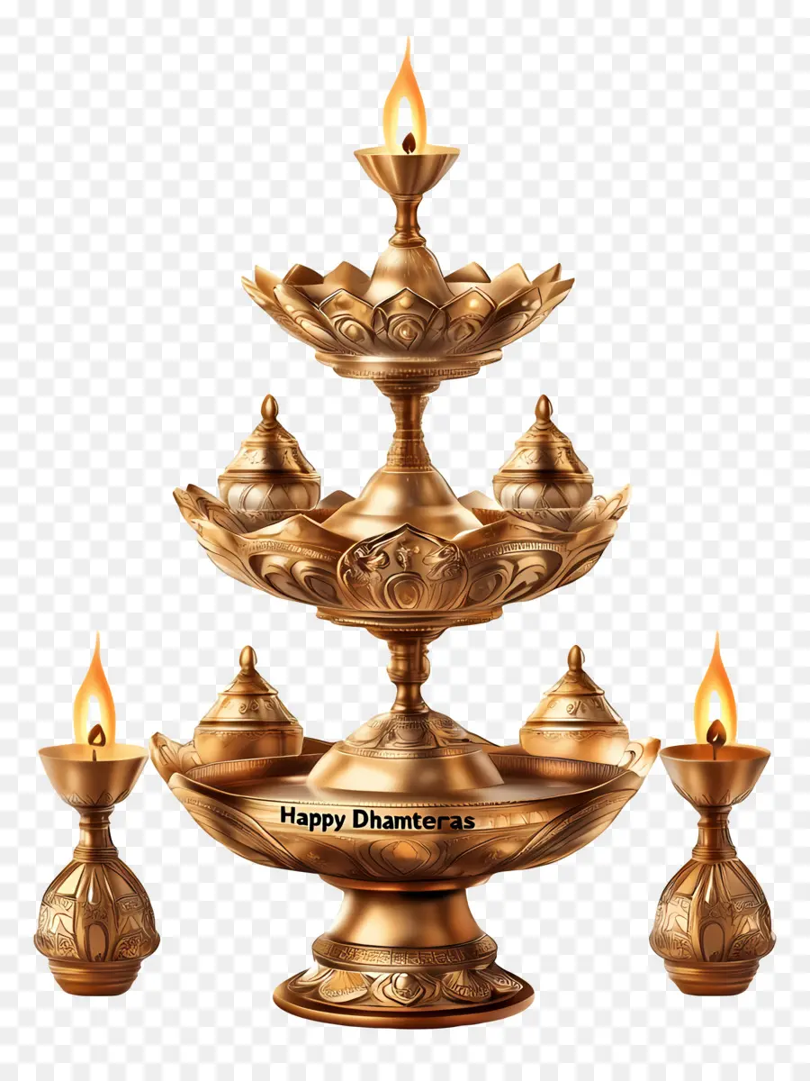 Joyeux Dhanteras，Lampes PNG