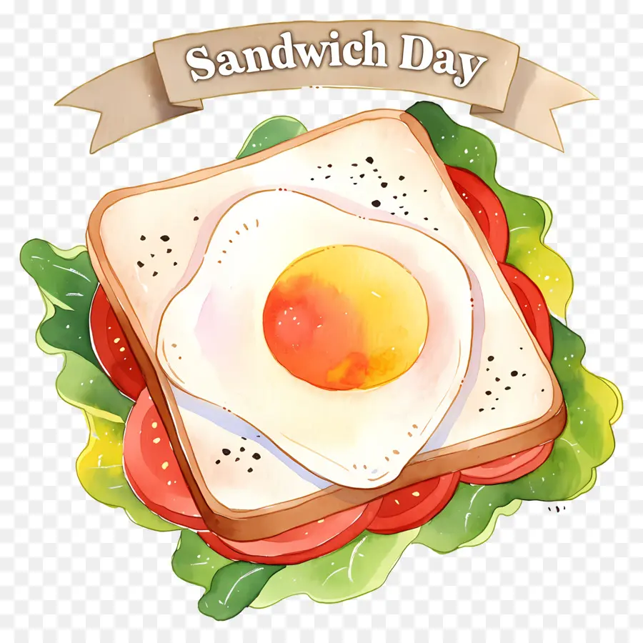 Journée Nationale Du Sandwich，Sandwich Aux Oeufs PNG