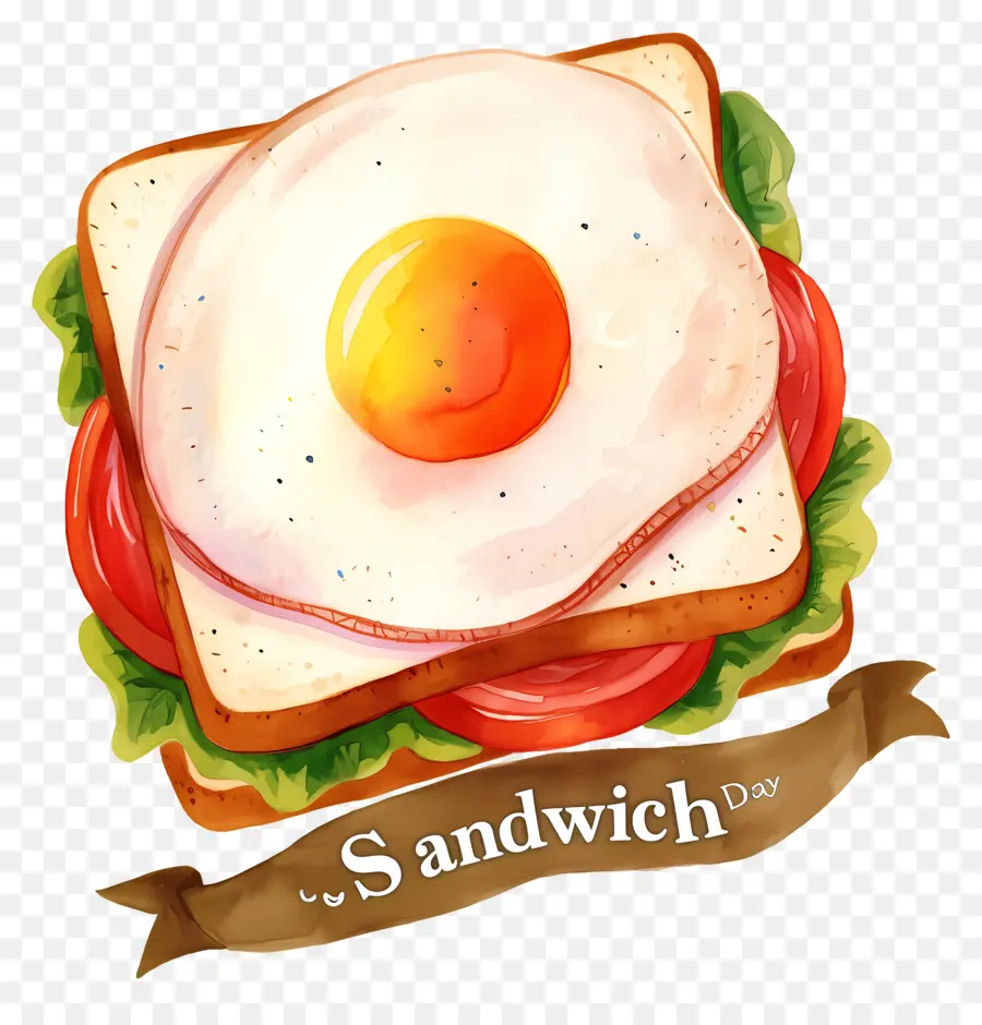 Journée Nationale Du Sandwich，Sandwich Aux Oeufs PNG