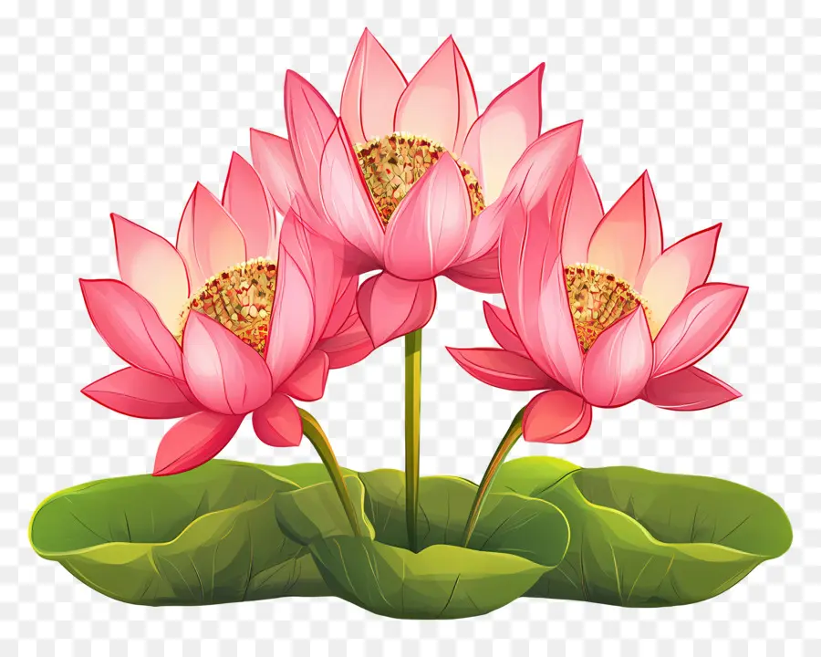 Joyeux Chhath Puja，Fleur De Lotus Rose PNG