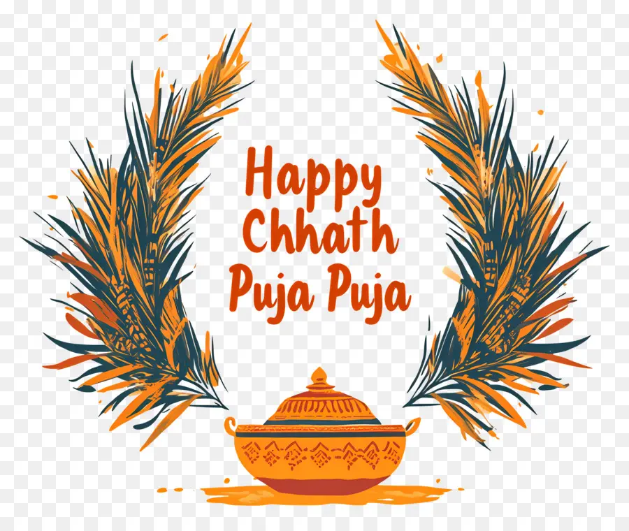 Joyeux Chhath Puja，Chhath Puja Salutation PNG