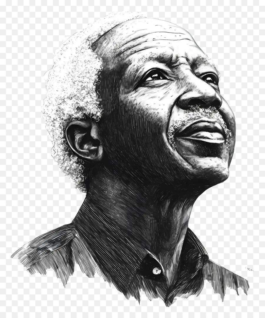 Julius Nyerere，Portrait D'un Homme âgé PNG