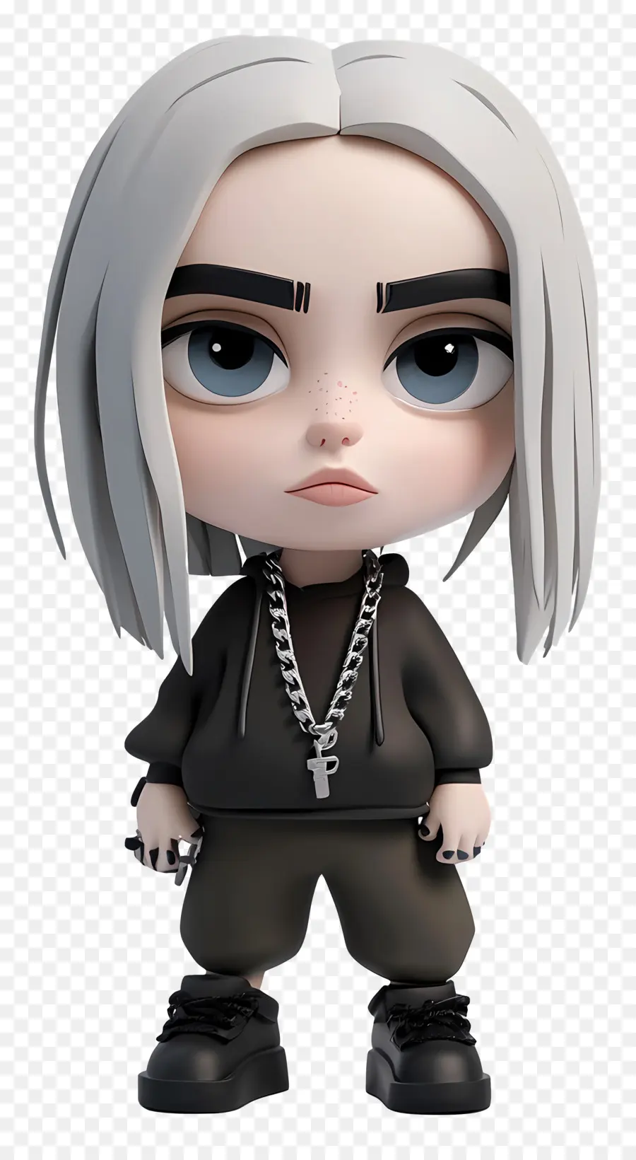 Billie Eilish，Personnage Chibi PNG