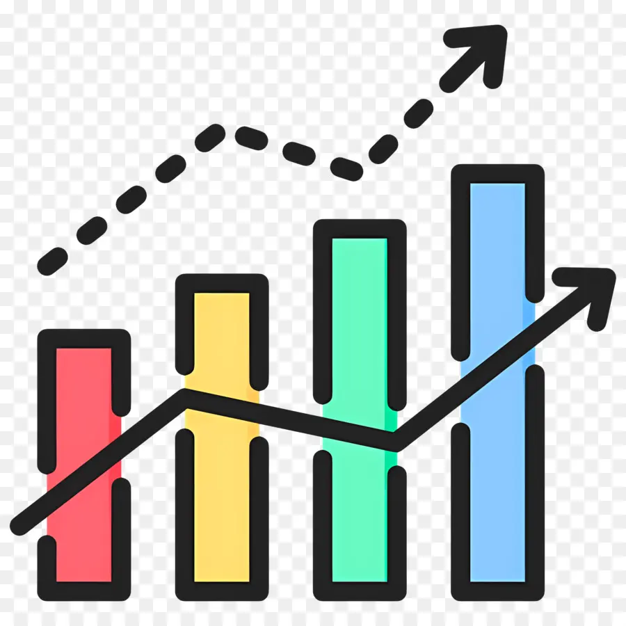 Bourse，Graphique Linéaire PNG