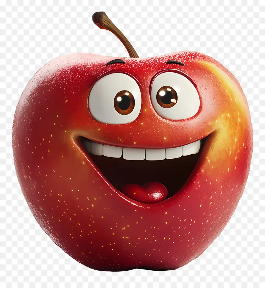 Pomme Rouge，Dessin Animé Pomme Rouge PNG