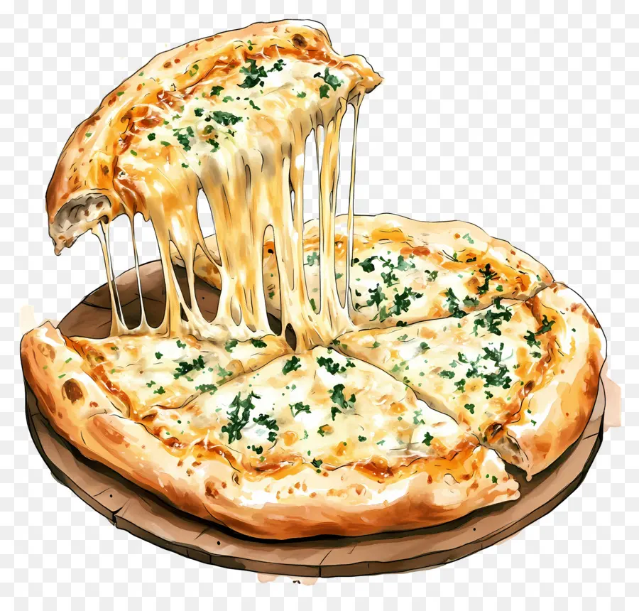 Fromage à Tirer，Pizza Au Fromage PNG