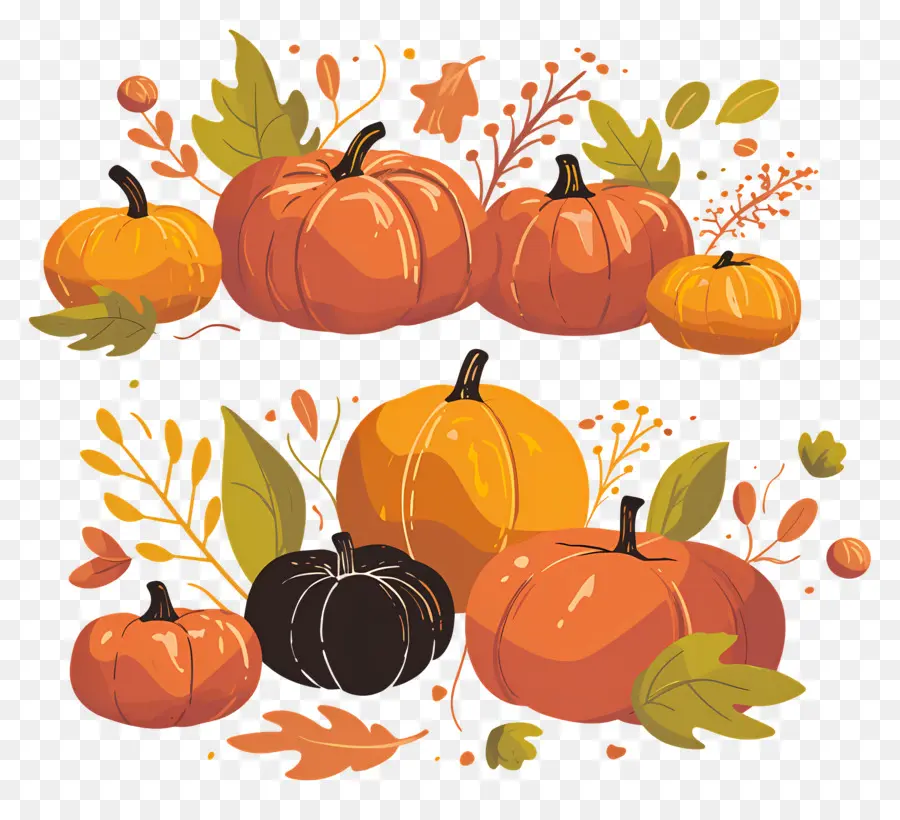 Citrouilles De Thanksgiving，Citrouilles PNG