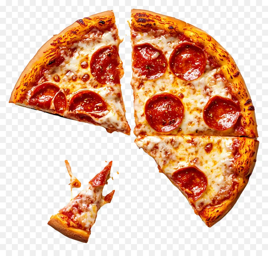 Pizza Mangée，Pizza PNG