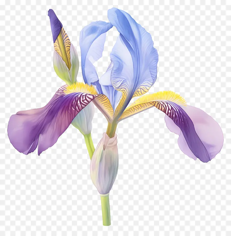 Iris Algérien，Fleur D'iris PNG