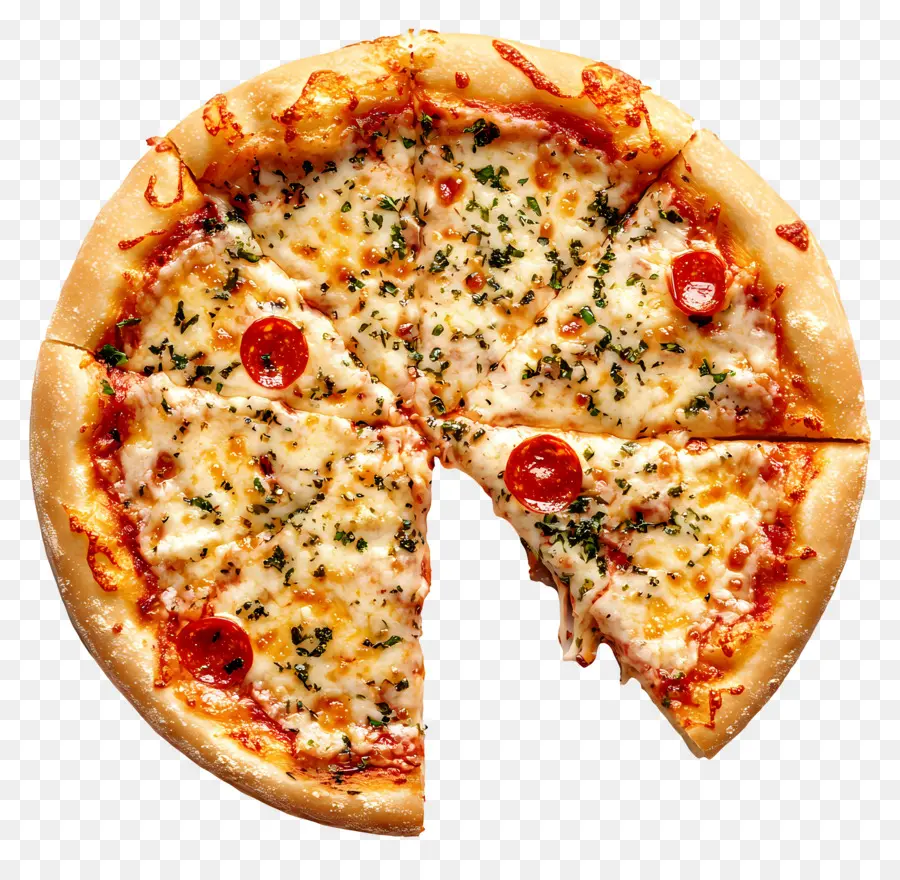 Pizza Mangée，Pizza PNG