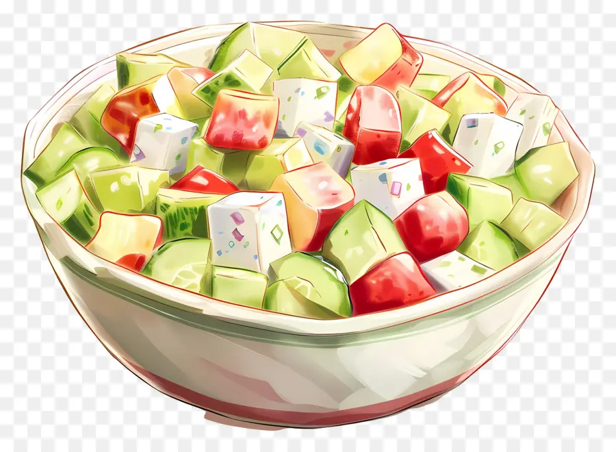 Salade Waldorf，Salade Colorée PNG