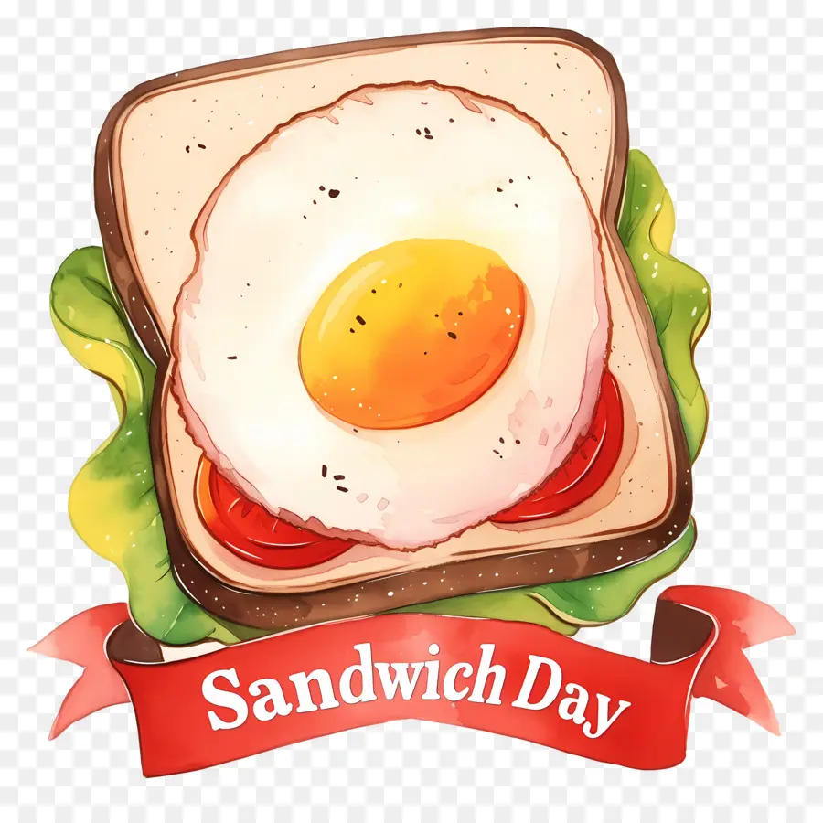 Journée Nationale Du Sandwich，Sandwich Aux Oeufs PNG