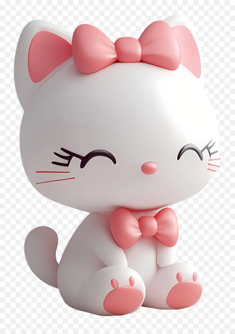 Autocollant Bonjour Kitty，Chat Mignon PNG