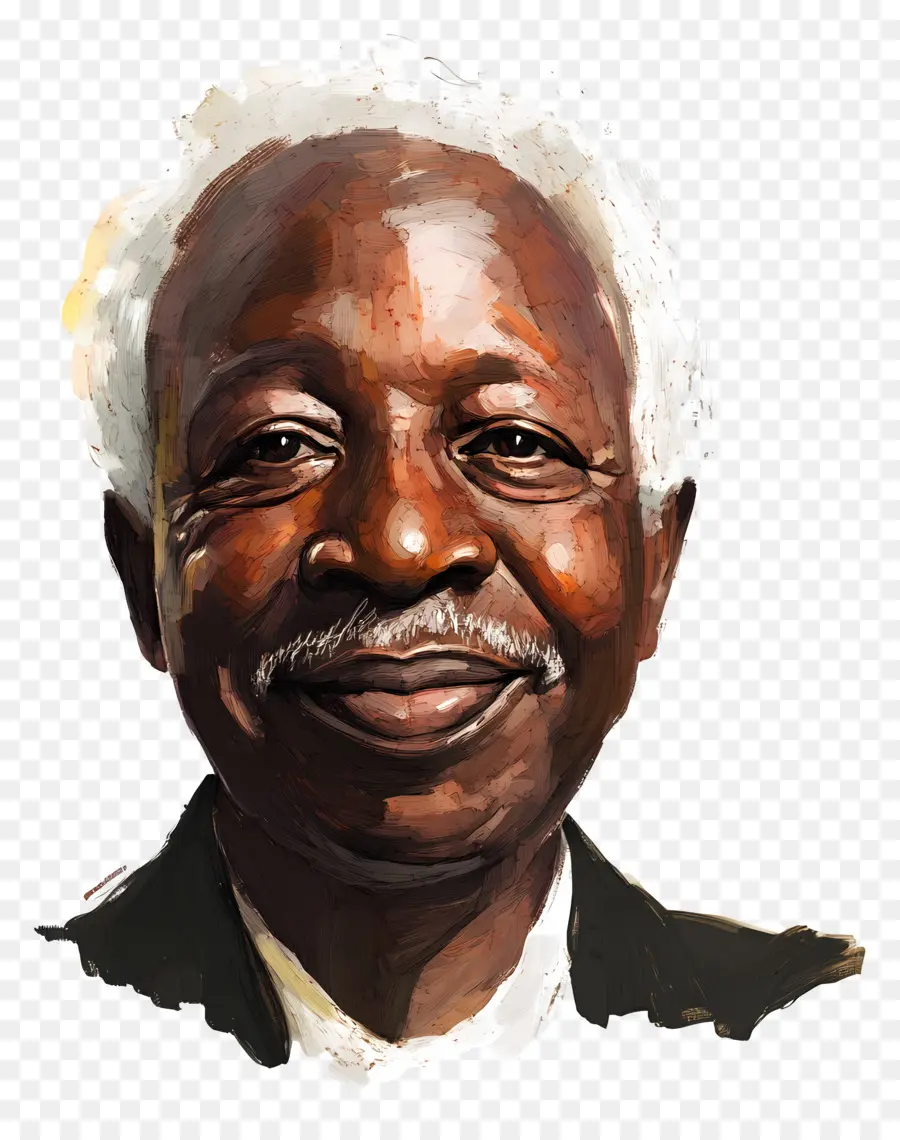 Julius Nyerere，Homme âgé Sourire PNG