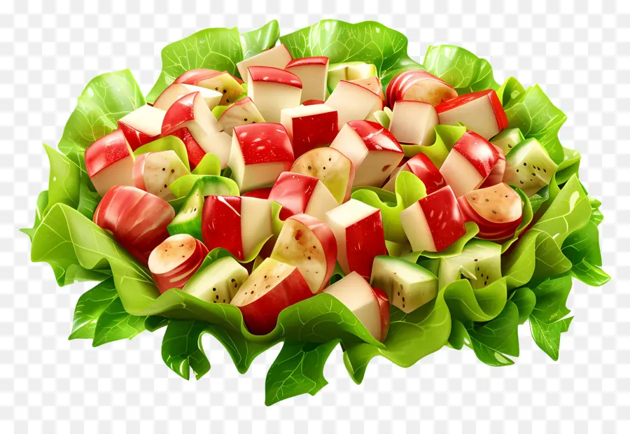 Salade Waldorf，Salade PNG