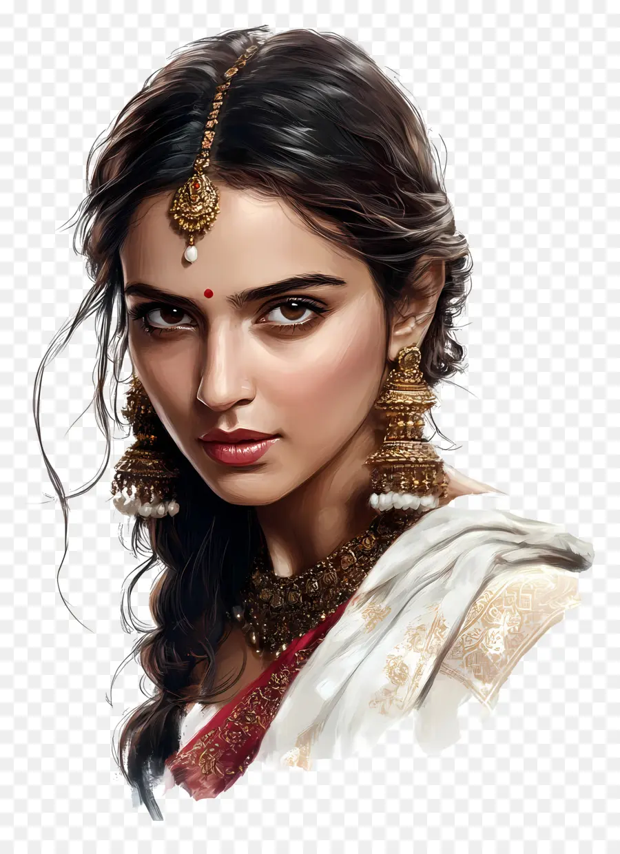 Deepika Padukone，Femme Traditionnelle PNG