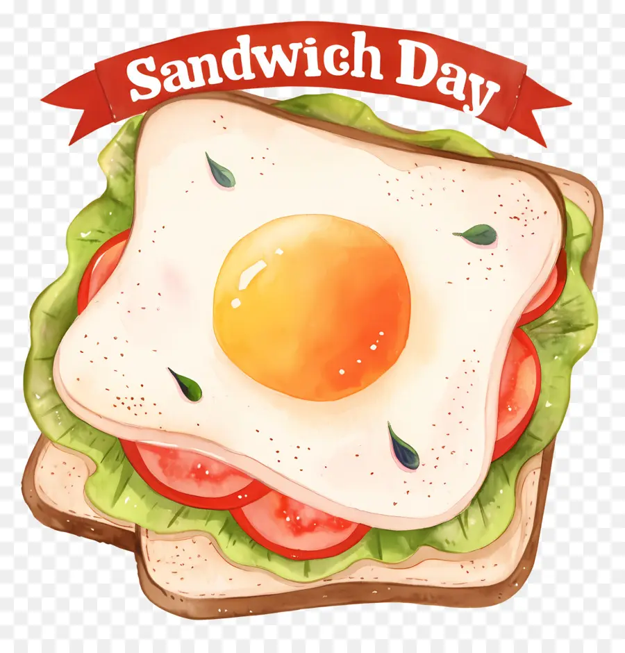 Journée Nationale Du Sandwich，Sandwich Aux Oeufs PNG