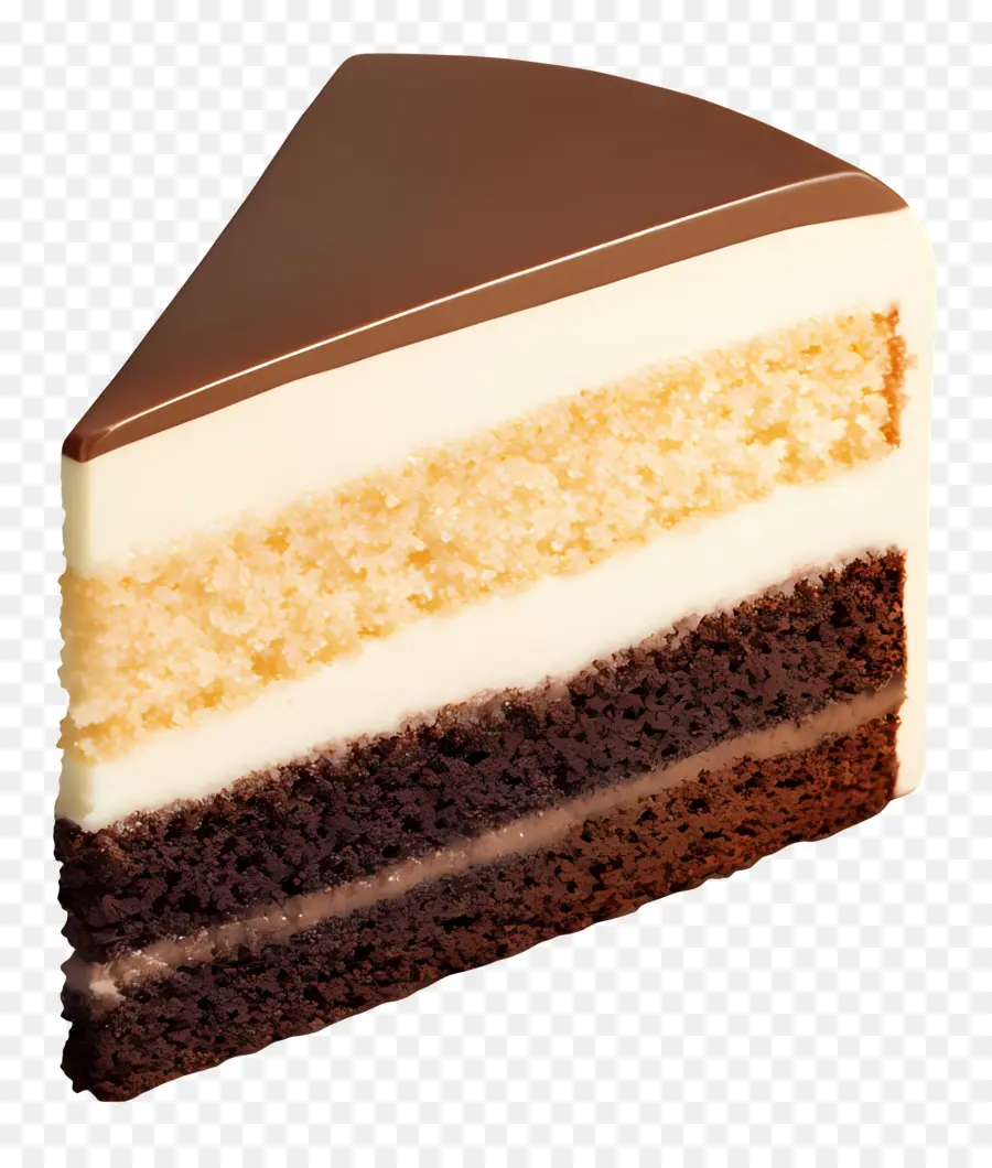 Tranche De Gâteau，Gâteau étagé PNG