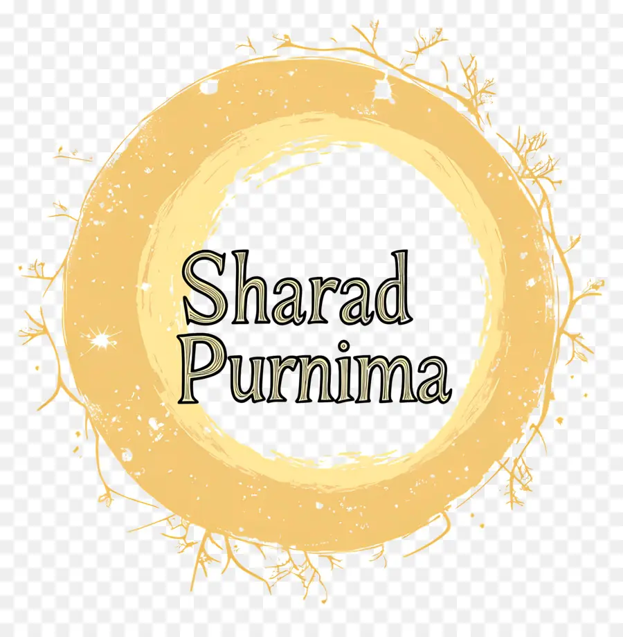 Sharad Purnima，Cercle D'or PNG