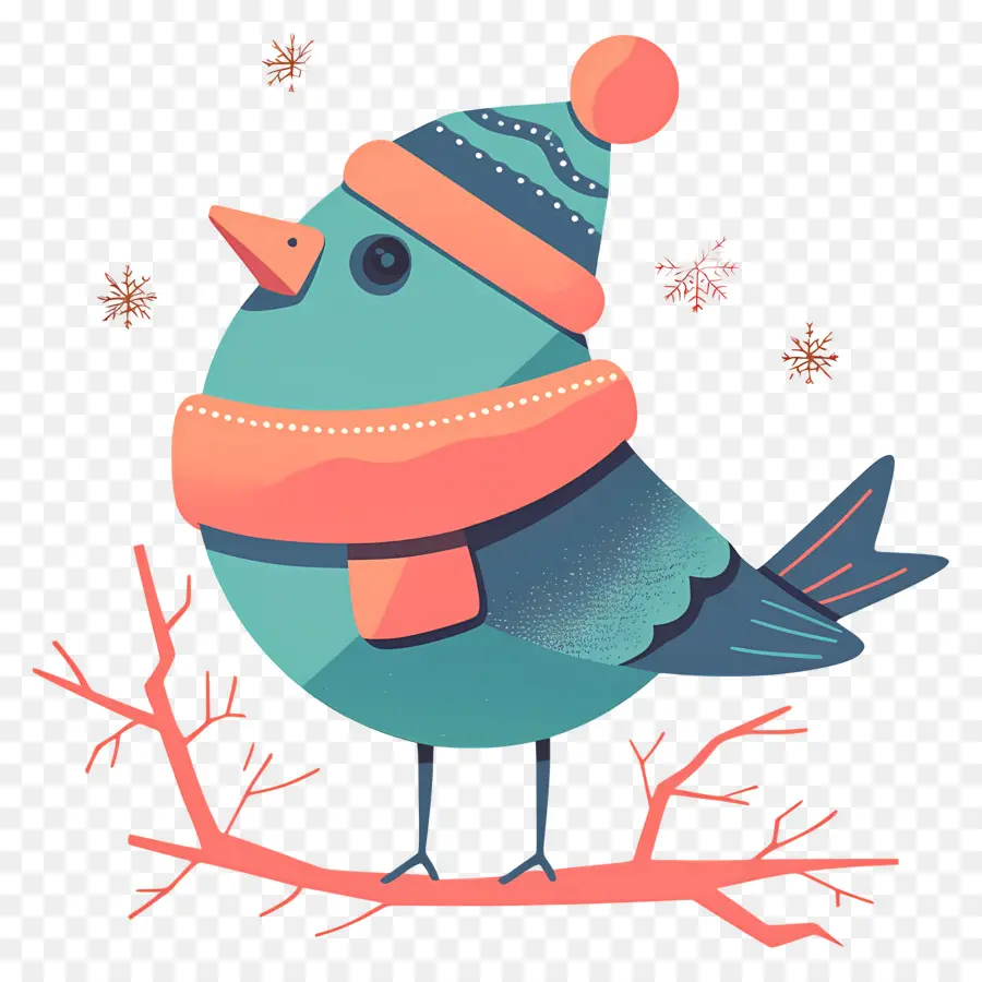 Oiseau D'hiver，Foulard PNG