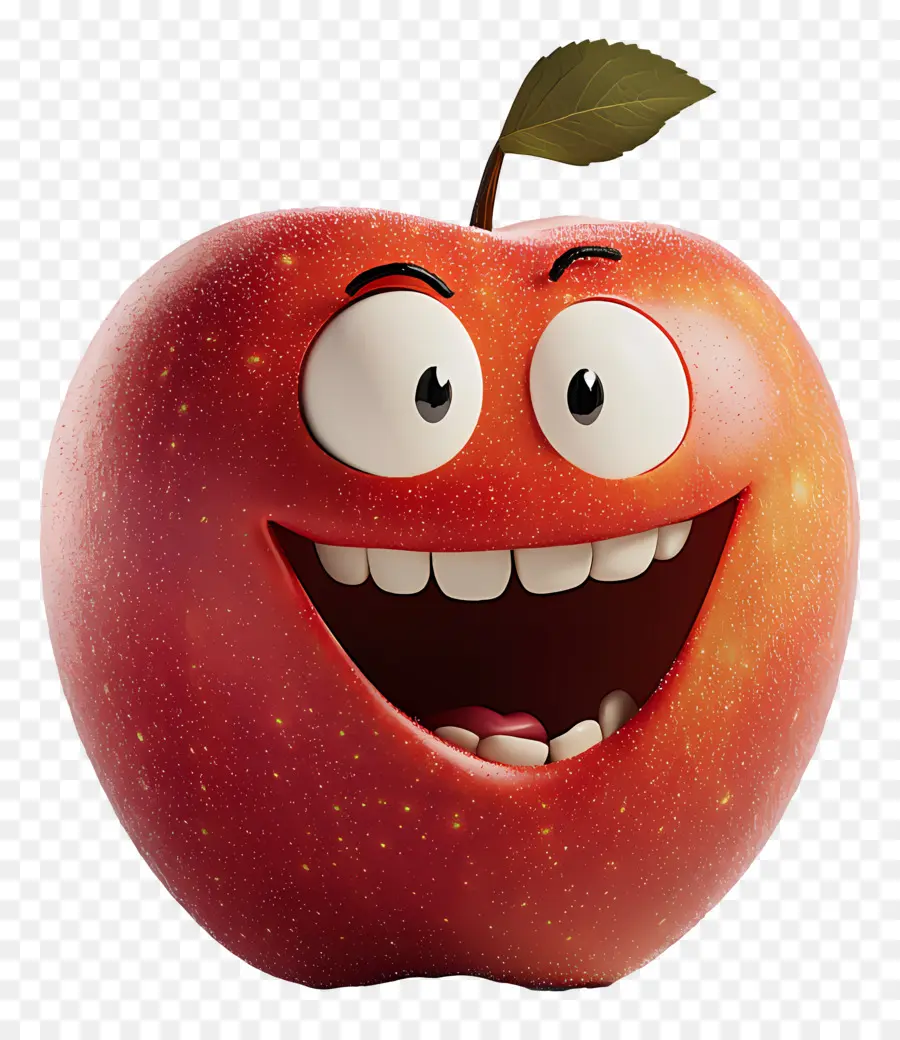 Pomme Rouge，Dessin Animé Pomme Rouge PNG