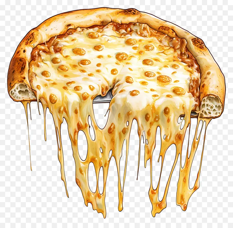 Fromage à Tirer，Tranche De Pizza PNG