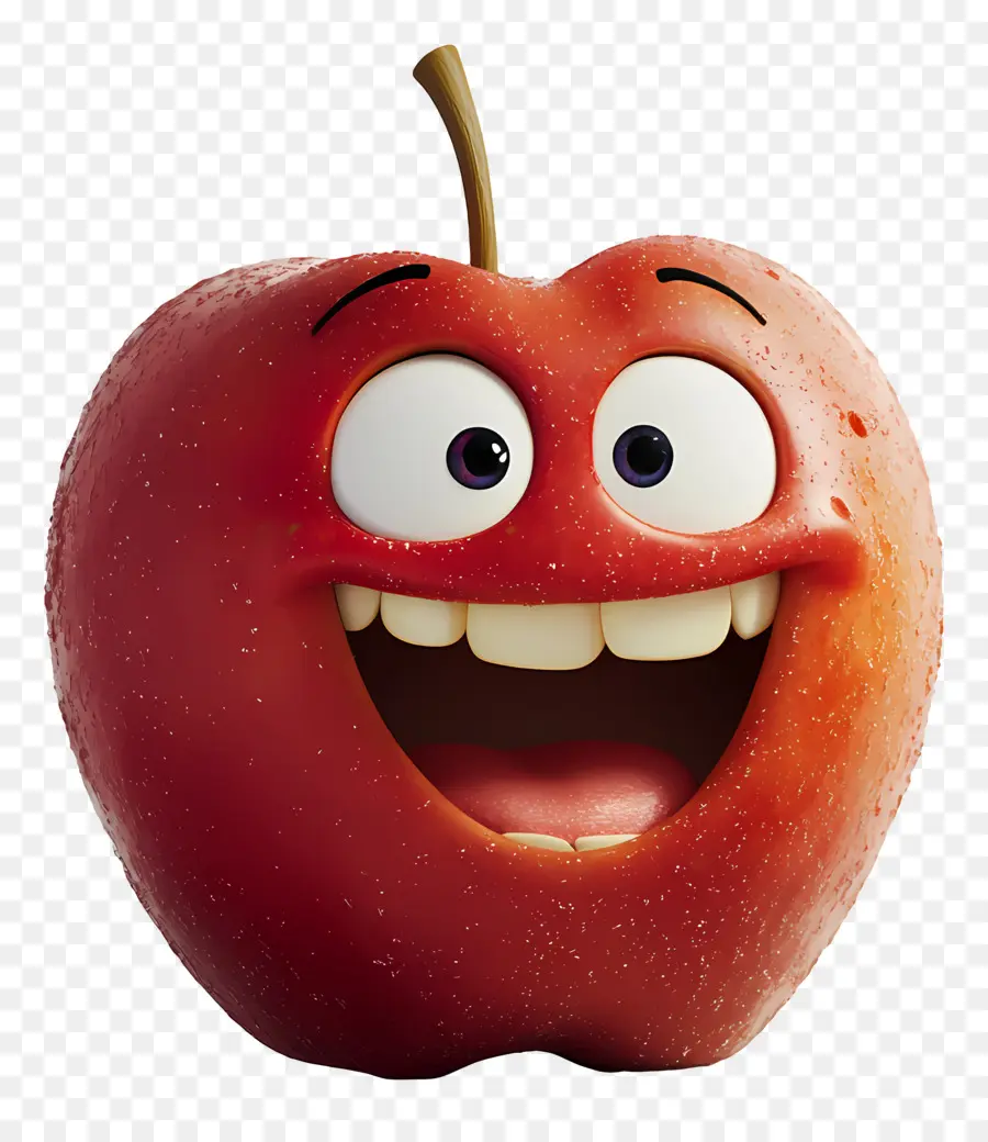 Pomme Rouge，Dessin Animé Pomme Rouge PNG