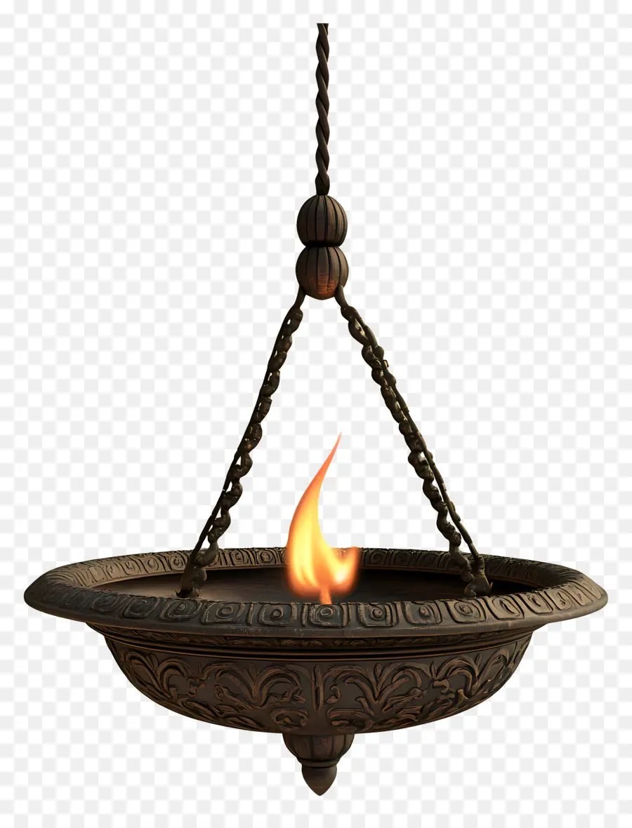 Diya Suspendue，Lampe à Huile PNG