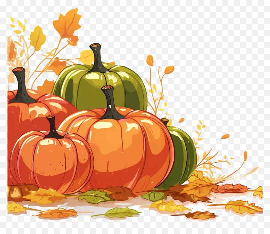 Citrouilles De Thanksgiving，Citrouilles PNG