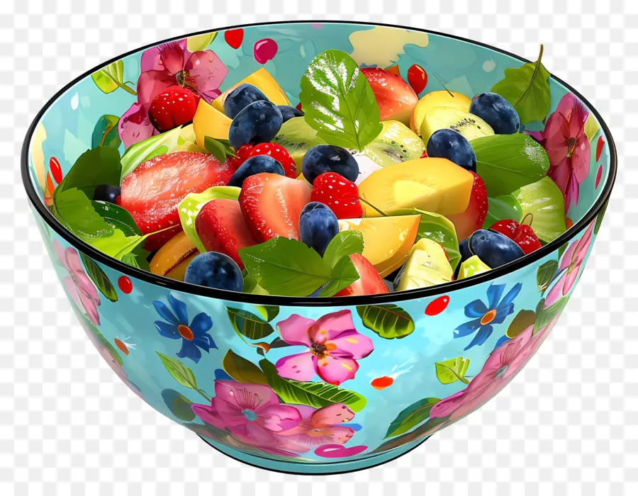 Salade Waldorf，Salade De Fruits Dans Un Bol PNG