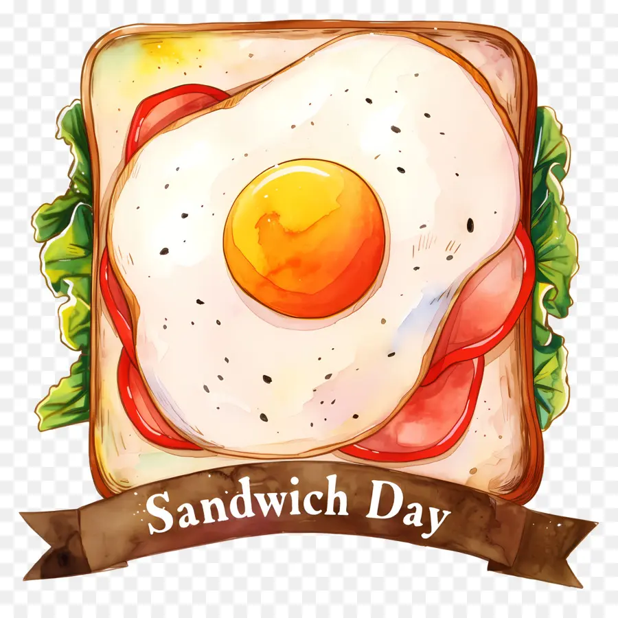 Journée Nationale Du Sandwich，Sandwich Aux Oeufs PNG