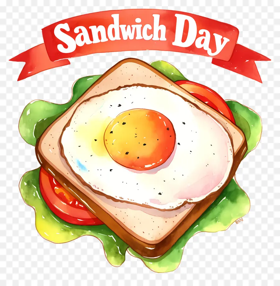 Journée Nationale Du Sandwich，Sandwich Aux Oeufs PNG