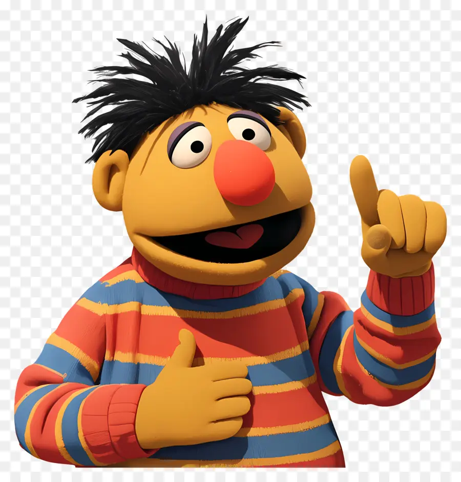 Ernie，Personnage De Dessin Animé PNG