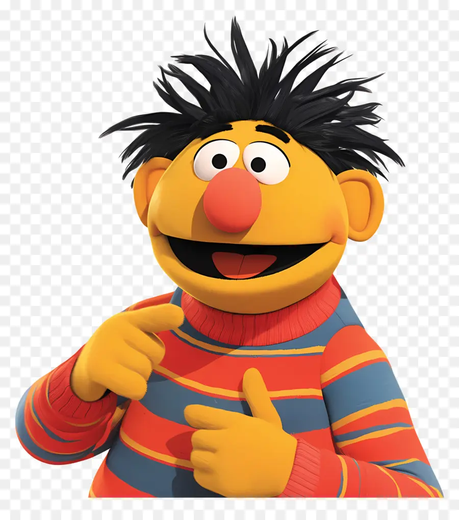 Ernie，Personnage De Dessin Animé PNG