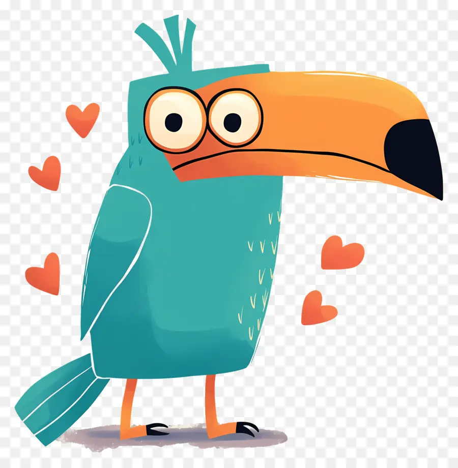 Toucan De Dessin Animé，Toucan Bleu PNG