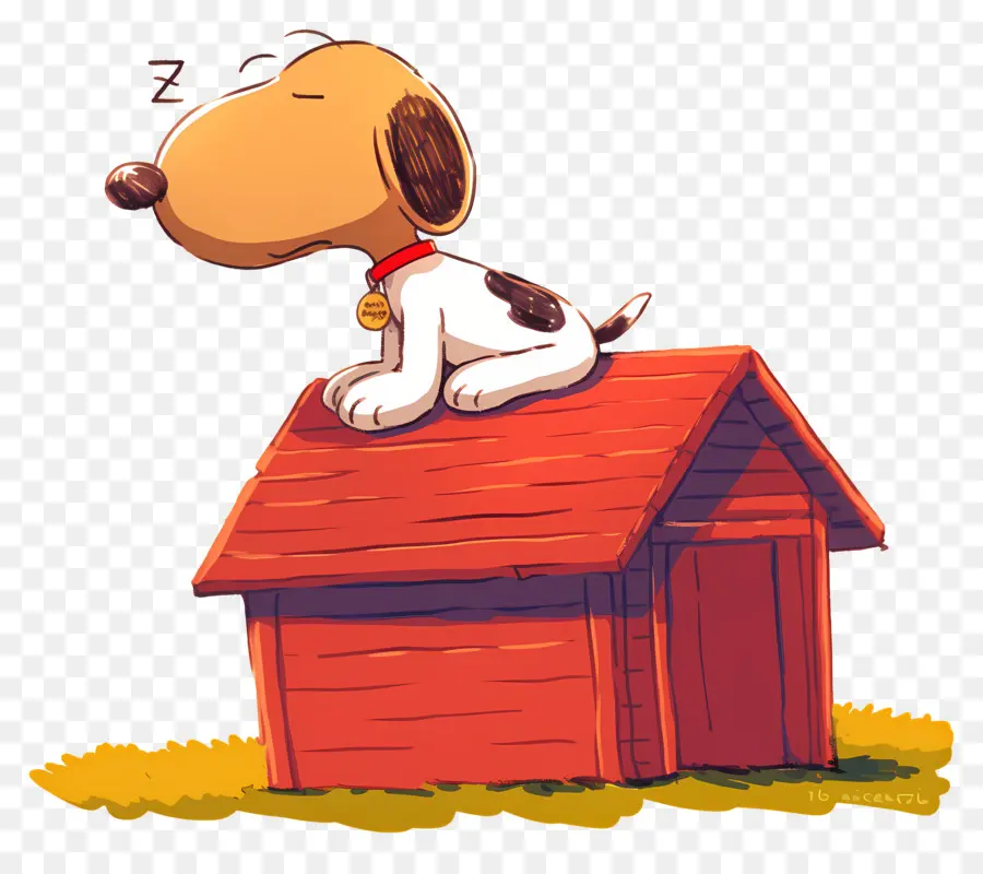 Snoopy Dort，Chien De Dessin Animé PNG