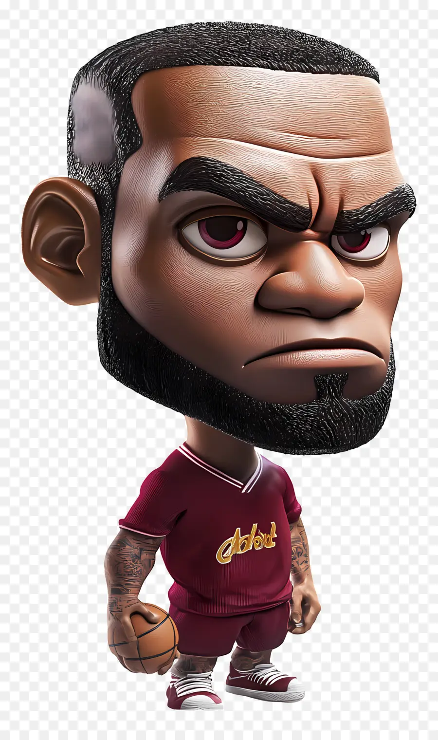 Lebron James，Dessin Animé De Joueur De Basket Ball PNG