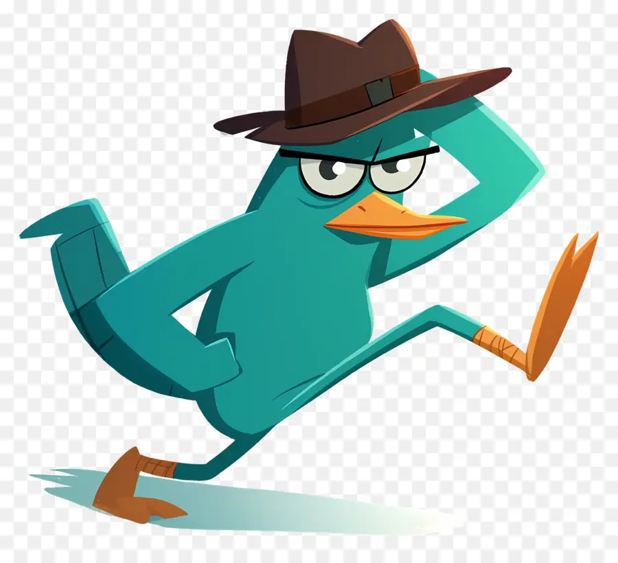 Perry L'ornithorynque，Agent Platypus En Action PNG