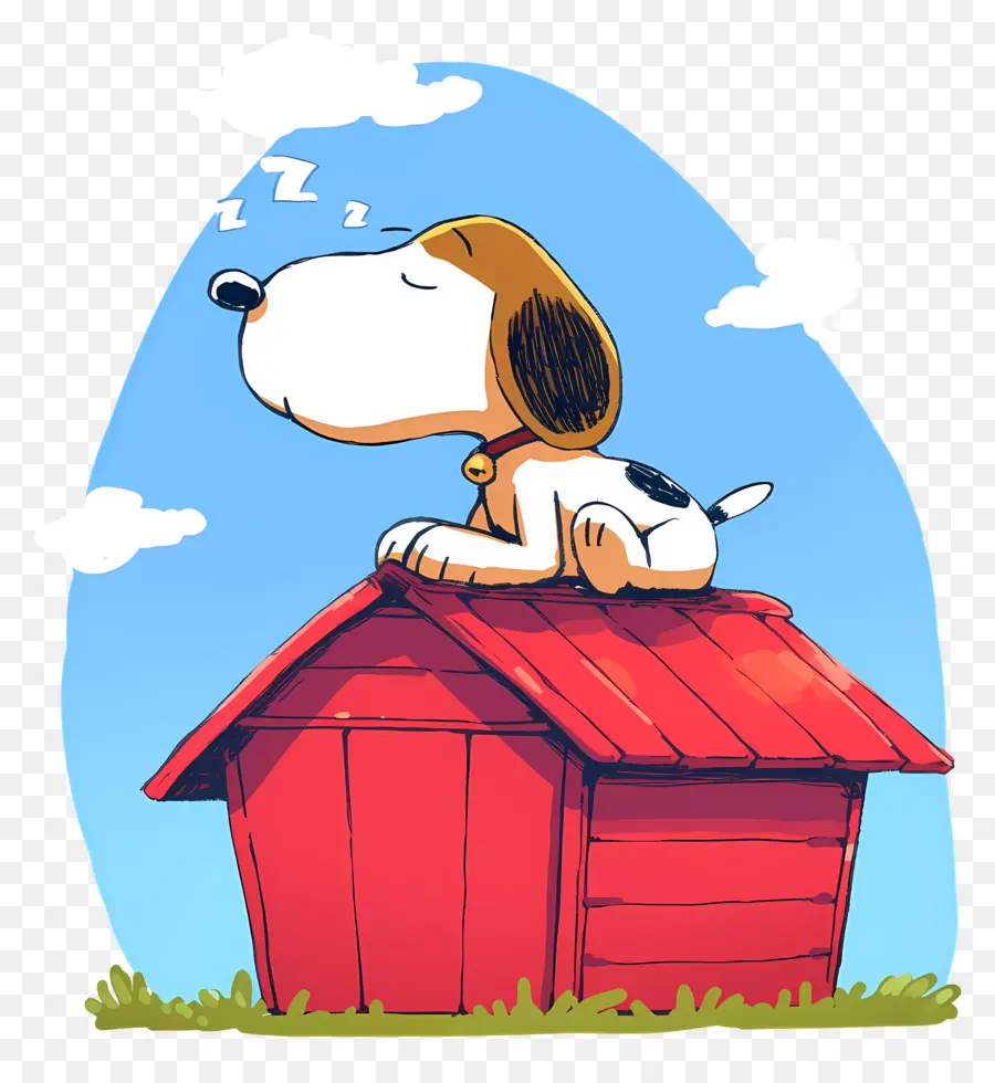 Snoopy Dort，Chien De Dessin Animé PNG