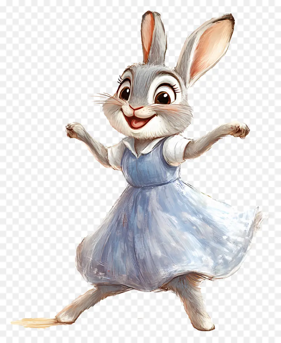 Judy Hopps，Dessin Animé Lapin Danse PNG