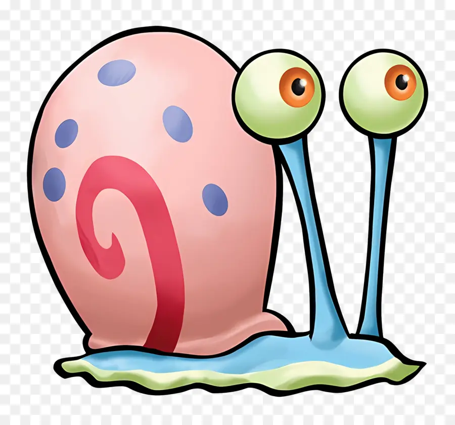 Gary L'escargot，Escargot De Dessin Animé PNG