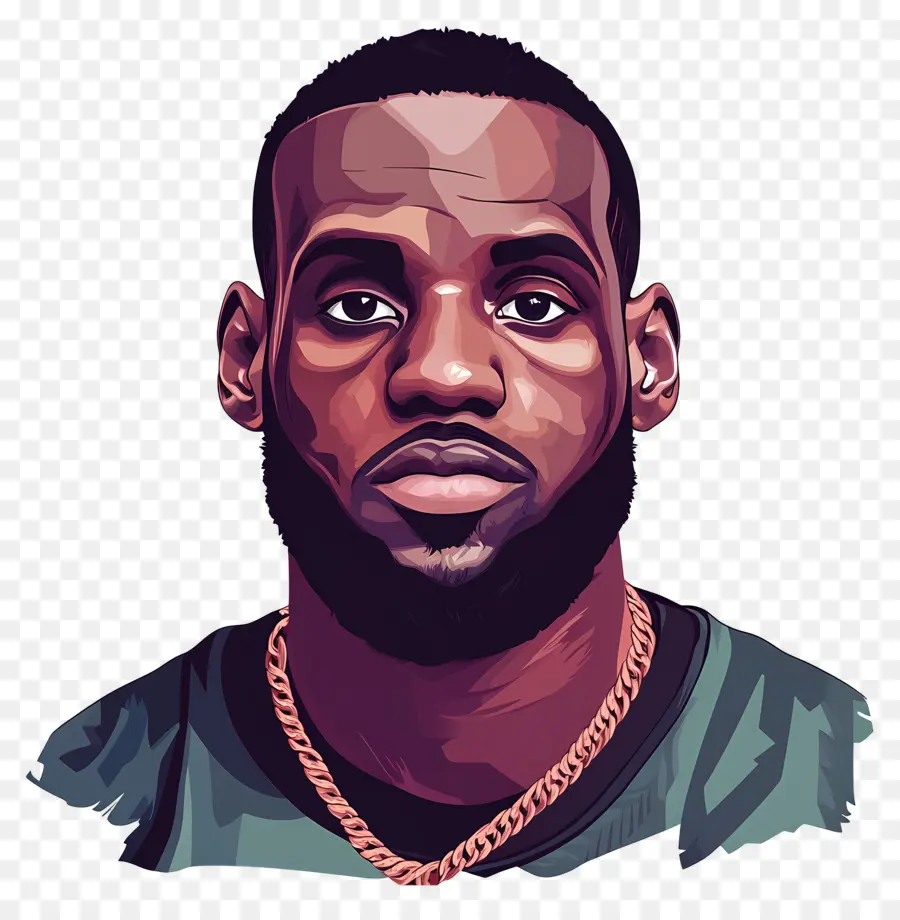 Lebron James，Illustration De Portraits PNG